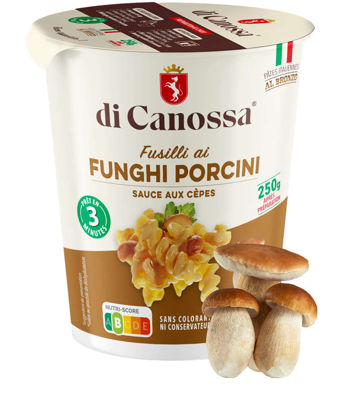 Di Canossa - Les pâtes funghi porcini authentiques & instantanées